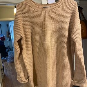 Forever 21 Ribbed Sweater in Apricot